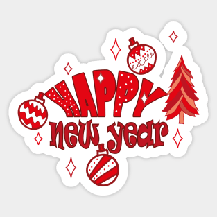 Happy New Year 2024 Sticker